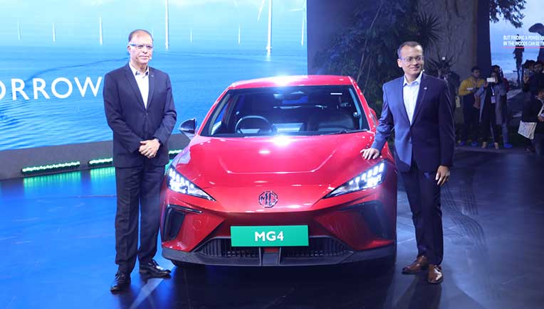 MG4, MG EHS among 14 NEVs, EVs showcased by MG Motor India