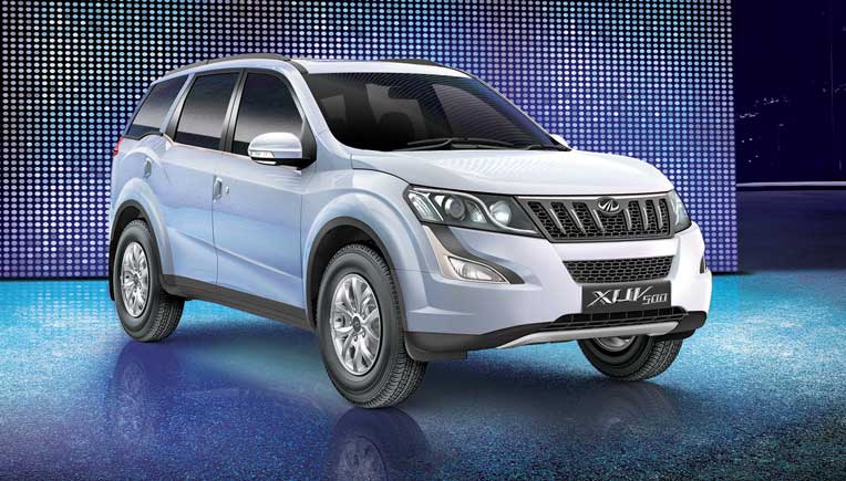 XUV500 SUV with new features and technologies. 