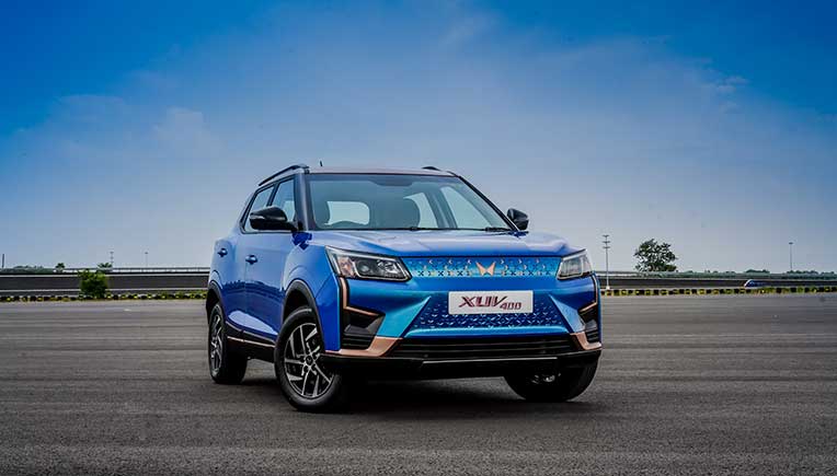 Mahindra unveils first electric SUV XUV400