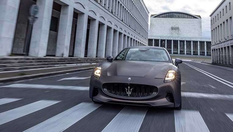Marelli has also contributed to the exclusive lighting signature of the new Maserati Gran Turismo with full LED headlamps; pic courtesy Maserati