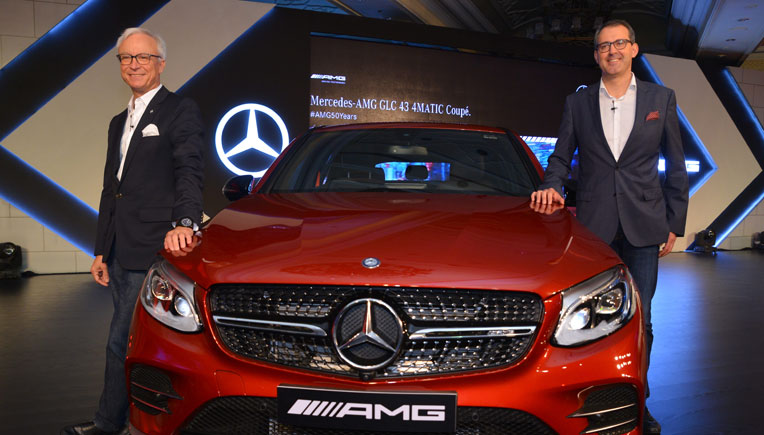 Roland Folger, Managing Director and CEO and Michael Jopp, Vice-President, Sales & Marketing, Mercedes-Benz India,