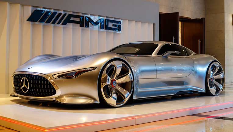 Mercedes-Benz showcases futuristic Mercedes-AMG GT6 concept car