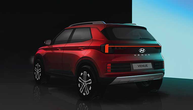 New Hyundai Venue to be launched with trendy connecting tail lamps