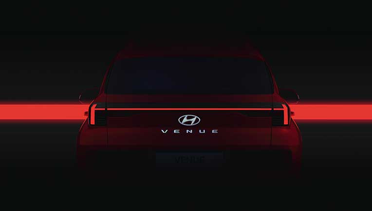 New Hyundai Venue to be launched with trendy connecting tail lamps
