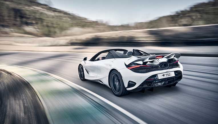 New McLaren 750S Coupe, Spider debut in India