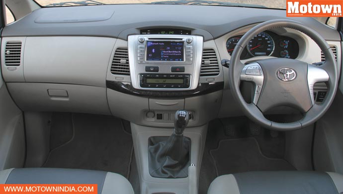 New Toyota Innova - interior