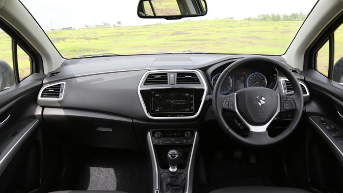 Interior shot of Maruti Suzuki S-Cross
