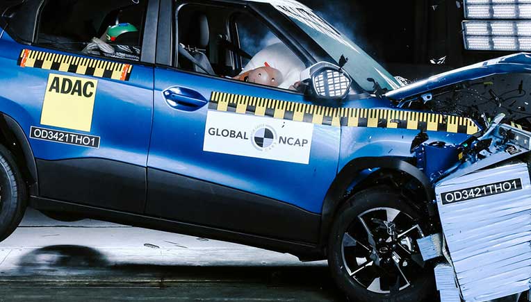 Tata Punch receives a 5-star safety rating from Global NCAP