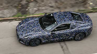 A glimpse of the new Maserati GranTurismo prototype