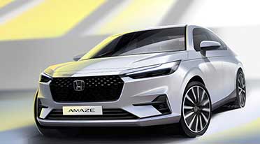 All new 3rd generation Honda Amaze sketches unveiled