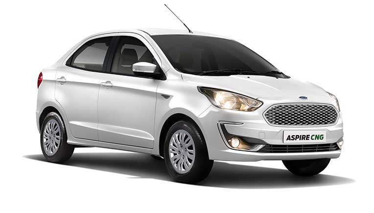 CNG powered new Ford Aspire launched at Rs 6,27,414 onward