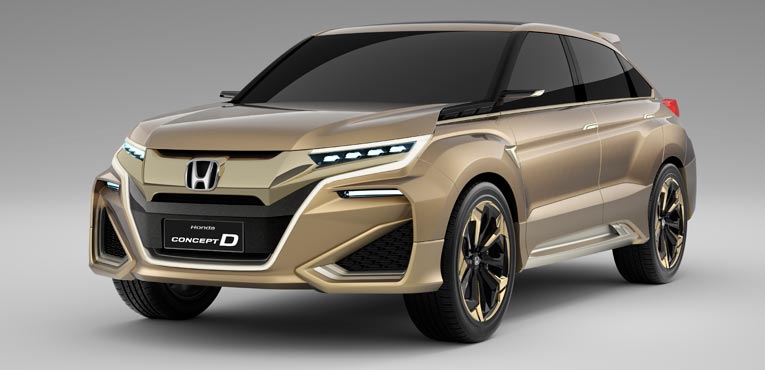 Concept D for a new SUV model from Honda in China