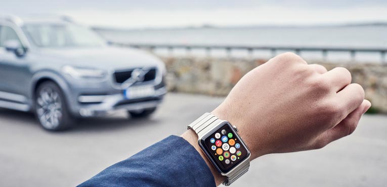 Control your Volvo car from your wrist wearing an Apple watch