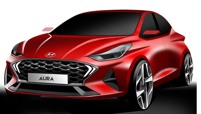  Design renders of Hyundai Aura revealed