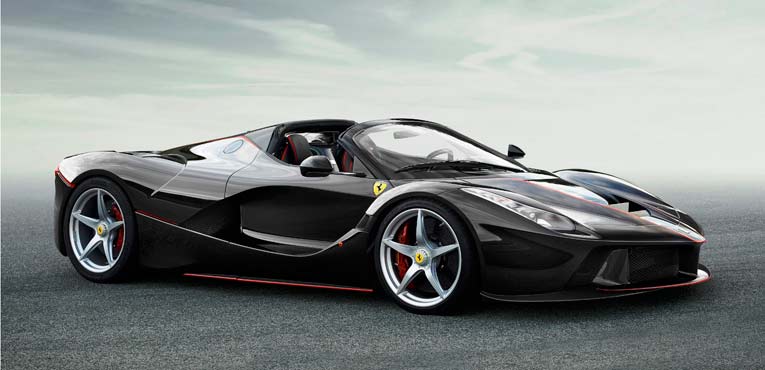 First pictures of open-top new limited-edition special series LaFerrari