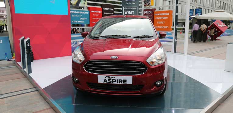 Ford Figo Aspire premieres in Delhi