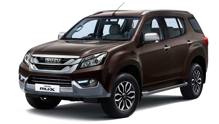 Isuzu MU-X launched for Rs. 23.99 lakh