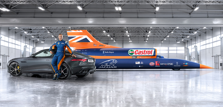 Jaguar partners Bloodhound SSC  for world speed record
