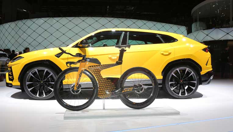 Lamborghini, Cervélo unveil limited-edition triathlon bicycle 