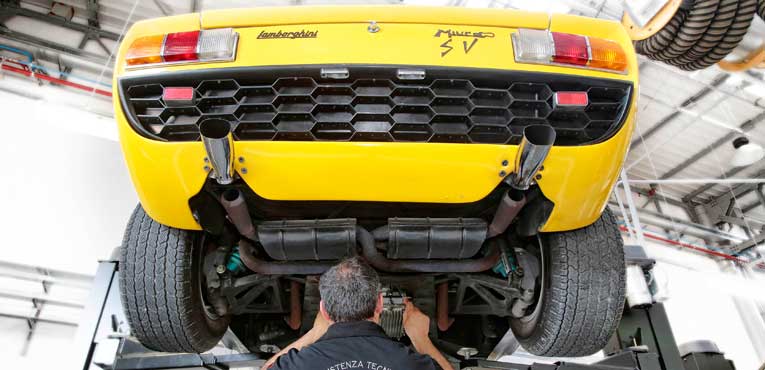 Lamborghini re-launches Polo Storico Restoration Centre 