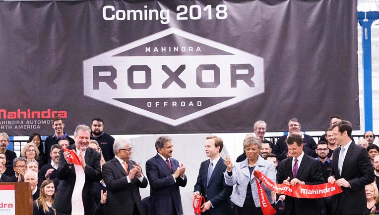 Mahindra  off road vehicle Roxor to be launched in US in 2018