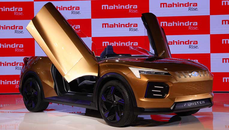 Mahindras display wide range of EVs, concepts