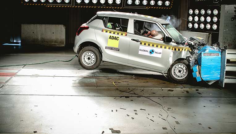 Maruti Suzuki Swift gets 2 stars in Global NCAP crash test