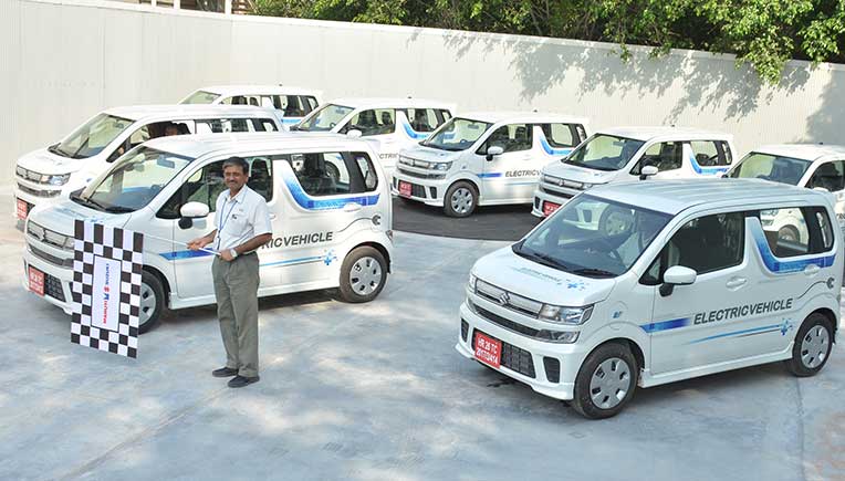 Maruti Suzuki flags-off electric vehicles for field testi