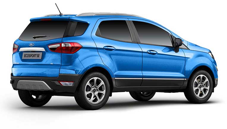 New EcoSport SE is now without a “Tyred” back; Cost Rs 10.49 lakh