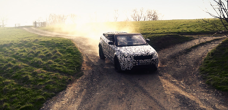 New topless Range Rover Evoque is on its way