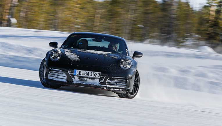 Porsche 911 new generation undergoes extreme testing