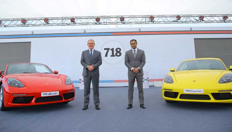 Porsche India launches new 718 Cayman and Boxster