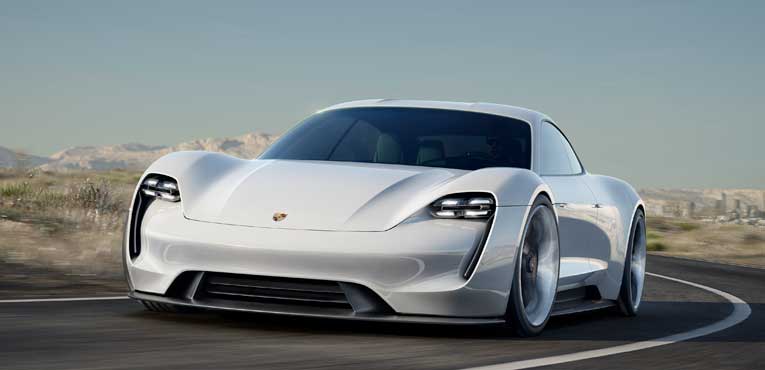 Porsche unveils Mission E concept