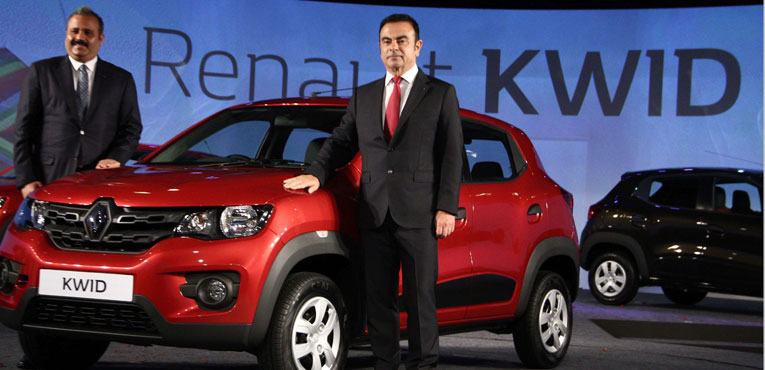Renault KWID Compact Hatchback unveiled in India