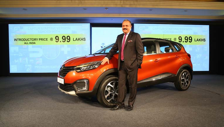 Renault launches Captur for Rs. 9.99 lakh in India