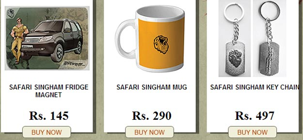 Safari Singham cobranded accessories