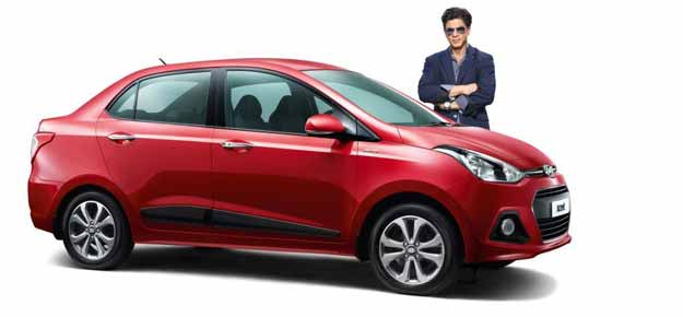 Shah Rukh Khan brand ambassador for Hyundai Xcent