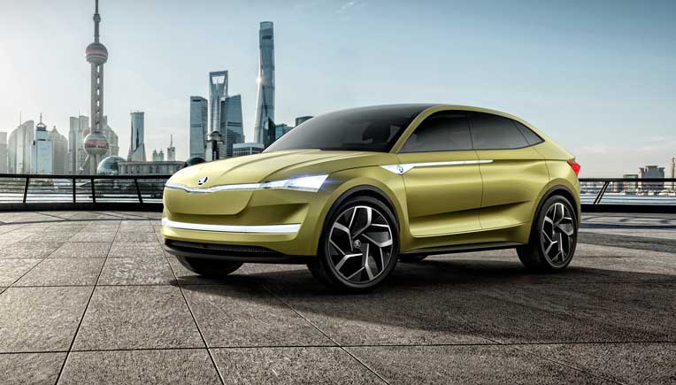Skoda unveils Vision E concept vehicle at Shanghai Auto Show