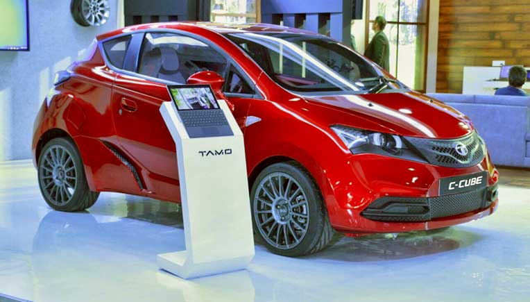 Tata Motors displays concept car C-Cube