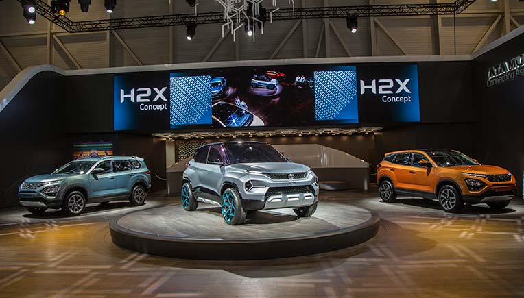 Tata Motors unveils H2X concept, Altroz EV, Buzzard Sport SUV