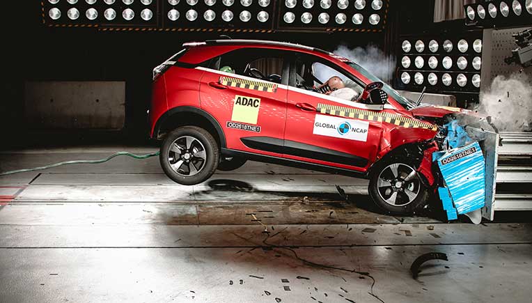 Tata Nexon 1st Indian car to get  5 star safety rating from Global NCAP; Marazzo gets 4 stars