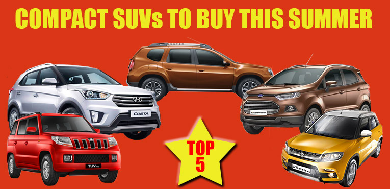 Top 5 Compact SUVs to buy this summer