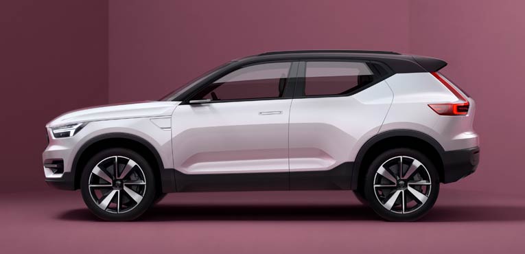 Volvo provides first look at new range of smaller cars