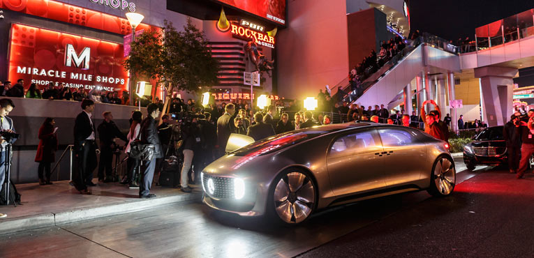 World premiere of the Mercedes-Benz F 015 Luxury in Motion 