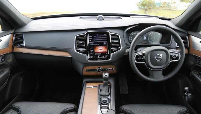 Interiors of the Volvo XC90