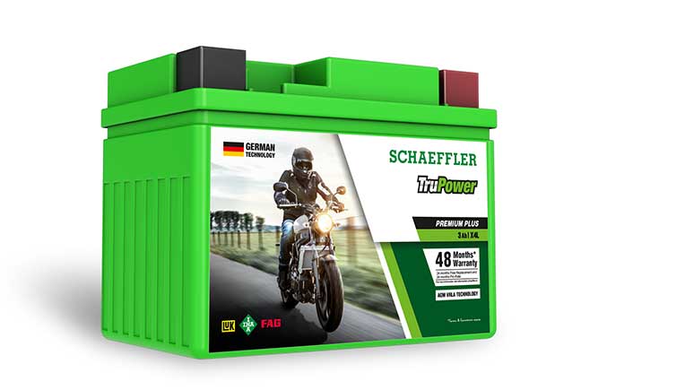 Automotive Aftermarket introduces Schaeffler TruPower 2-wheeler batteries 