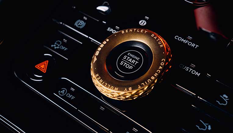 Ground-breaking 3D printed gold process used in Bentley Mulliner Batur