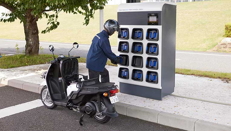 Honda begins sales of Honda Power Pack Exchanger e: Battery Swapping Station