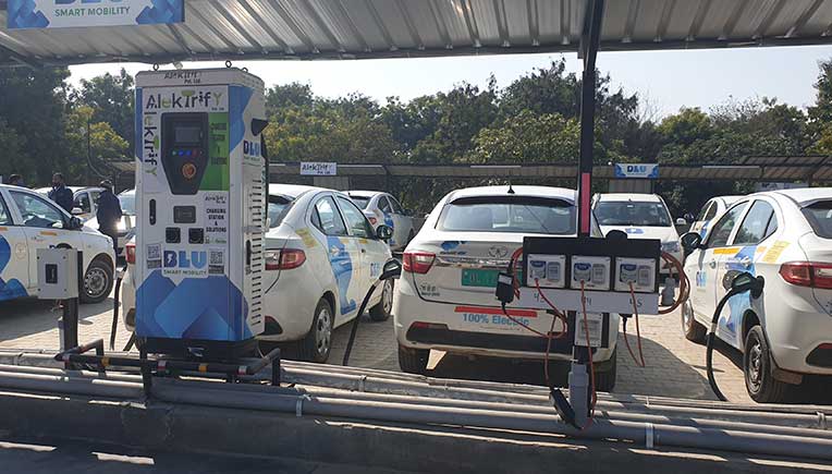 India’s largest charging station by Alektrify in Gurugram