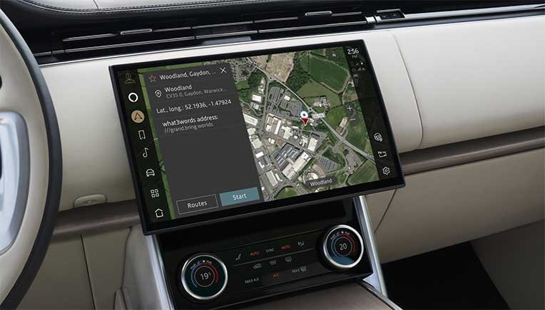 Jaguar Land Rover, what3words deliver world-first navigation solution